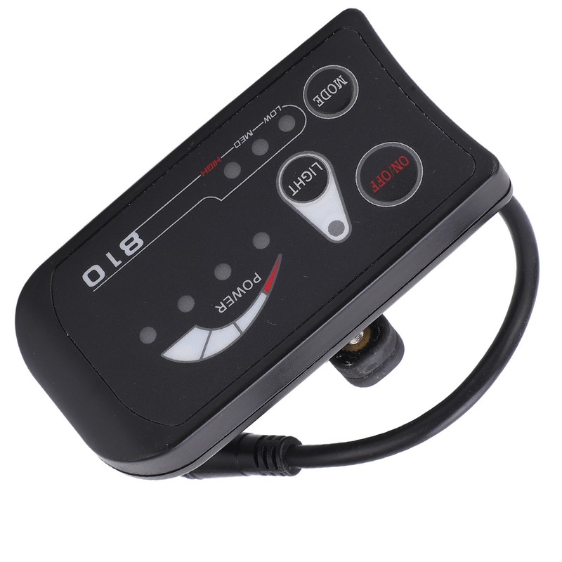 Electric Bicycle LED Display Control Panel 36V 48V S810 LED