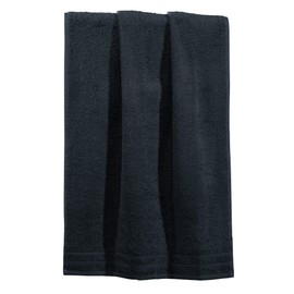Erwin Müller Heidelberg Bath Towel, 100% Cotton, Black, 100 x 150 cm, Absorbent, Quick-Drying, Compact, Lightweight Quality, Ideal for Sports, Beach, Travel (Other Colours)