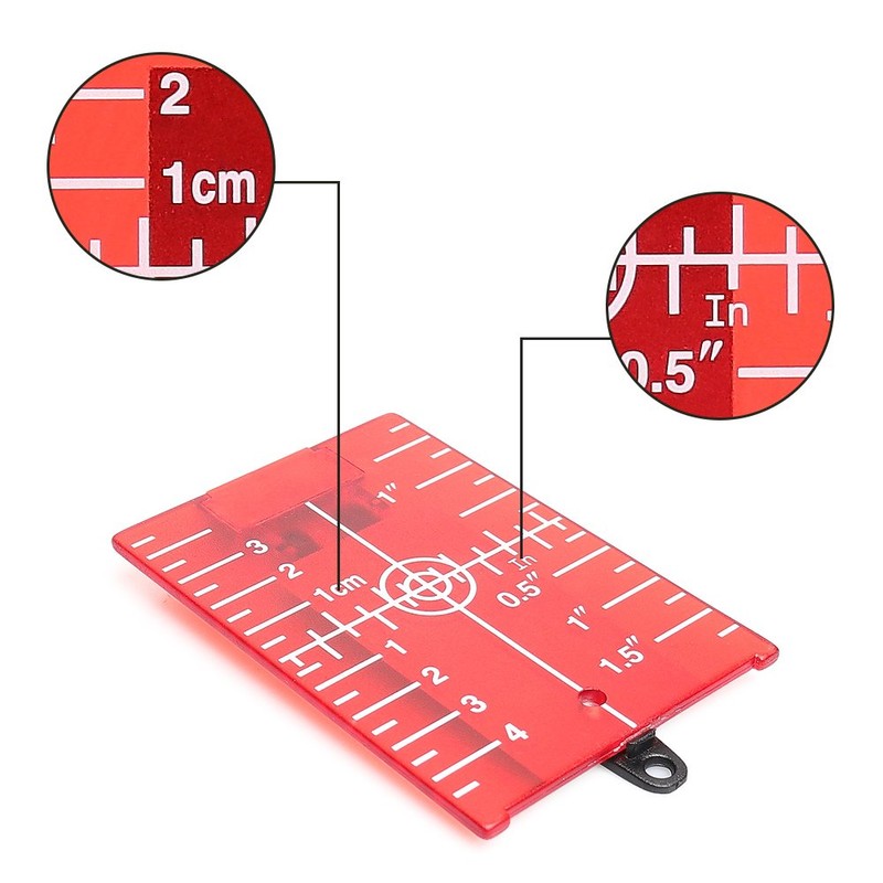 Huepar Red Laser for Brightness, Simple Light Receiver Plate, Target