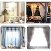 4 Pack Curtain Tie Backs, Magnetic Curtain Tiebacks,Modern Curtain Holdbacks,