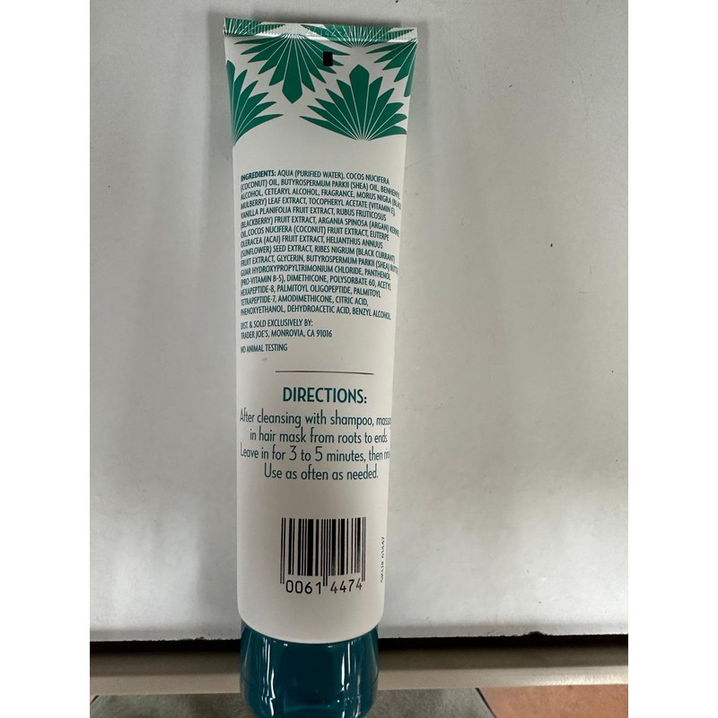 Trader Joe's Shea Butter & Coconut Oil Hair Mask 5.1