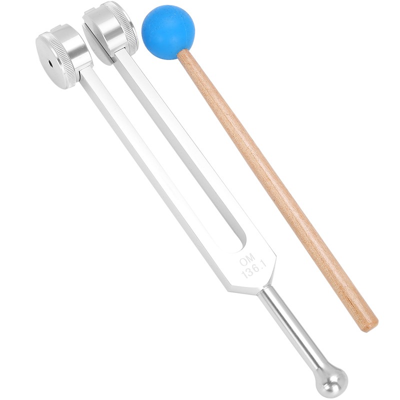 OM136.1 Aluminum Alloy Yoga Tuning Fork Sound Healing Therapy Tuning