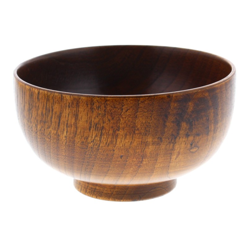 Ishida Bowl, Lacquered, Natural Wood, Product Size: 2.8 x 4.4
