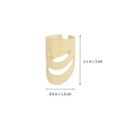 SUPVOX 6pcs Alaska Guitar Picks Adjustable Finger Picks Thumb Picks for Guitar Bass Banjo Ukulele L