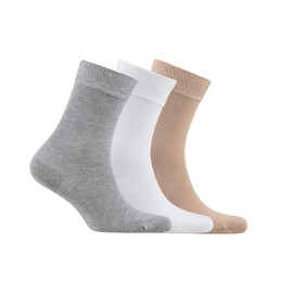 Cosyfeel® Women Crew Socks | Multipack Women’s Dress Socks (3-Pack) | Made of Super Soft Eco-Friendly Bamboo Material | Durable with Seamless Toe | Suitable for all 4 Seasons