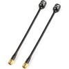 HGLRC LHCP Long Range Antenna FPV Hammer 2.5dBi Mini 5.8G for RC Drone (2 Pieces Long SMA LHCP)