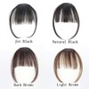 Bangs Wig Ultra Thin Extension Ultra Natural Wig with Sideburns