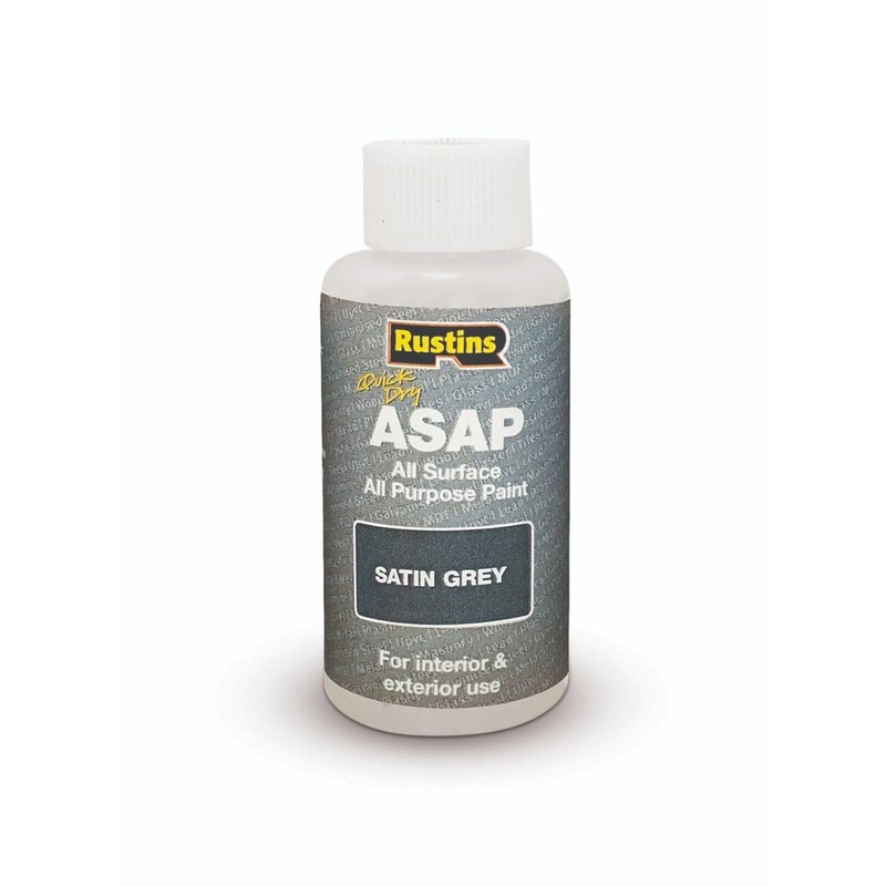 Rustins All Surface All Purpose Paint Grey 250ml