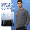 Long Sleeve Shirts for Men - Dry Fit Moisture Wicking