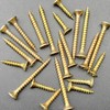 300 PCS M4 Wood Screws,Flat Head Self Tapping Screws
