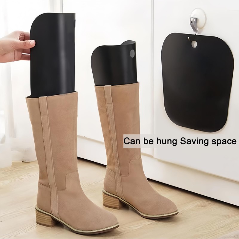 Boot Shape Inserts, 5 Pairs Plastic Boot Stand Holder, 10