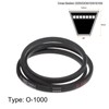 sourcing map O-1000 V-Belt Drive Belt 1000 mm Rubber for