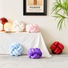 Uvvyui Knot Pillow Ball, Soft White Home Decor Knotted Pillows,