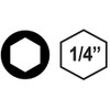 VEGA 5/16" Hex Power Bits. Professional Grade ¼ Inch Hex