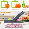 Multifunction Vegetable Chopper, 8 Blades Dicer Vegetable Cutter, Onion Cutter