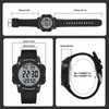 AVTREK Waterproof Pedometer Watch Step Counter for Walking No APP/Bluetooth