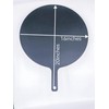 SWEIBIAI Black Pizza Board 20”X16” Round Pizza Cutting Board Pizza