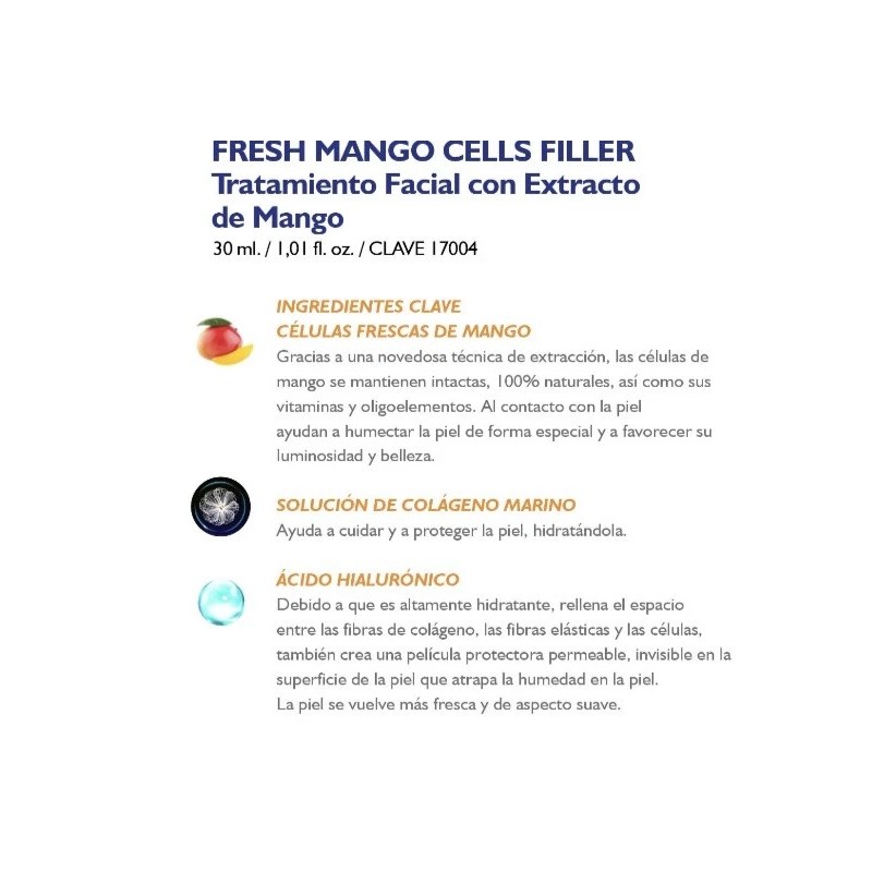 Fresh Terramar fresh Mango Facial Rellenador De Arrugas Wrinkle Filler