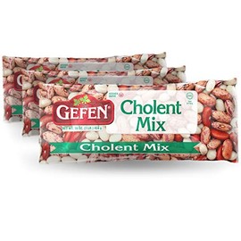 Gefen Premium Cholent Mix 16oz (3 Pack) The Perfect Blend of Chulent Beans