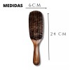 Carol Cepillo Cerdas Firme Para Cabello Barba C-220