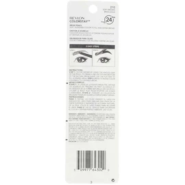 Revlon Colorstay Brow Pencil, 210 Soft Brown (Pack of 2)