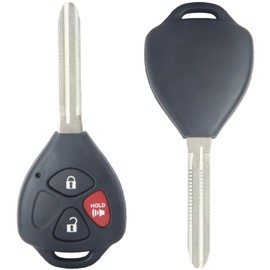 Sianxaido 2584A-B41TG Key Fob Shell Case Compatible with xD 2008-2012 1.8L L4 Yaris 2007-2010 1.5L L4 tC 2005-2010 2.4L L4