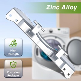 RUHUALIFE Dryer Washer Door Hinge Front Loader Dryer and Washer Door Hinge Compatible with Whirlpool Amana Maytag Crosley Replace#: W10208415 W10208414