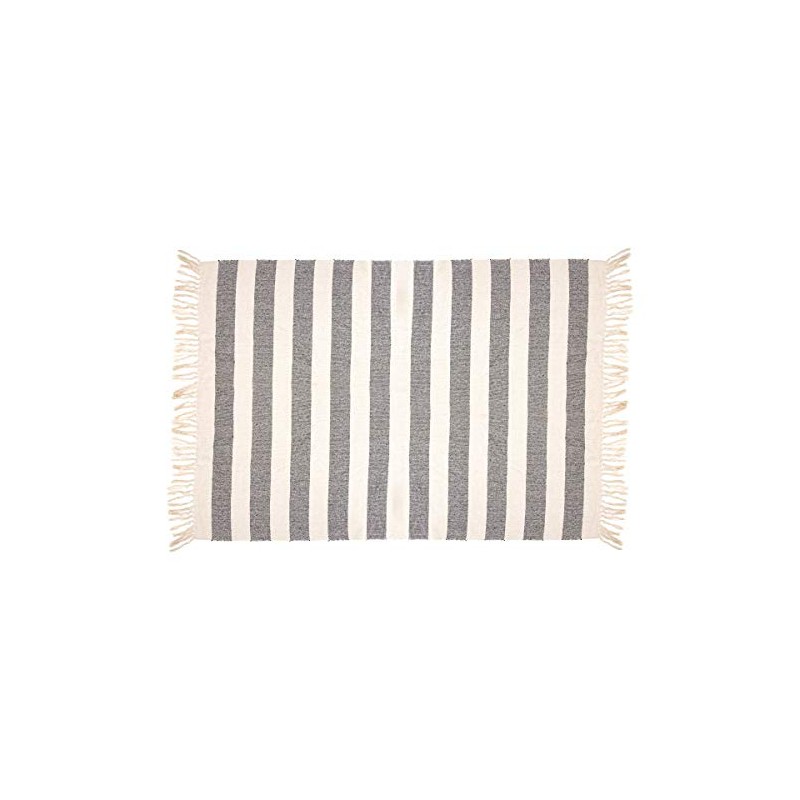 Sass & Belle Scandi Boho Stripe Blanket Throw