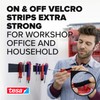 tesa 55228 On/Off Hook and Loop Extra Strong Strips -