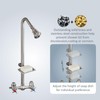 Aolemi Outdoor Shower Kit,Outdoor Shower Fixtures Faucet System with Brass