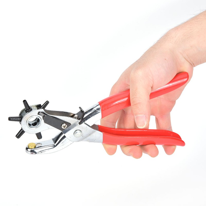 Multifunctional Belt Puncher Leather Hole Punch Pliers Eyelet Plier Grommet