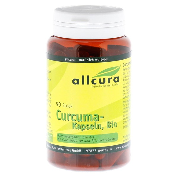 Allcura Organic Curcuma Capsules 90 cap