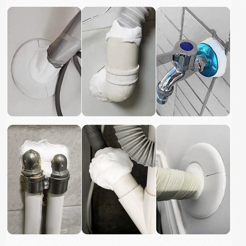 New Waterproof Duct Seal Repair Sealing Clay 6 Pack White