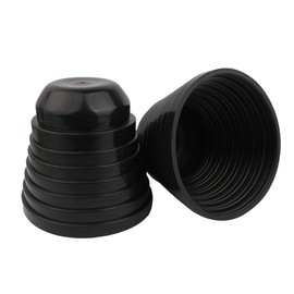 TOMALL 60 mm 70 mm 75 mm 80 mm 85 mm 90 mm 95 mm 100 mm LED Dust Protection Adjustable Cutting for Headlight Conversion Kit (Pack of 2)