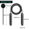LEKEONE Ropeless Jump Rope,Switchable Dual Mode Ropeless and Corded Jump