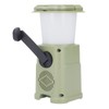 Camping Lamp Hand Cranked Solar Power Indicator LED IPX3 Waterproof
