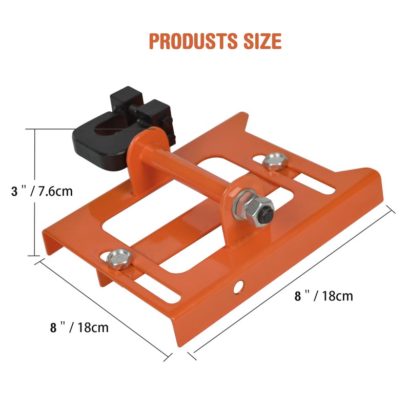 SurmountWay Chainsaw Mill Guide, Portable Vertical Lumber Cutting Guide, Timber