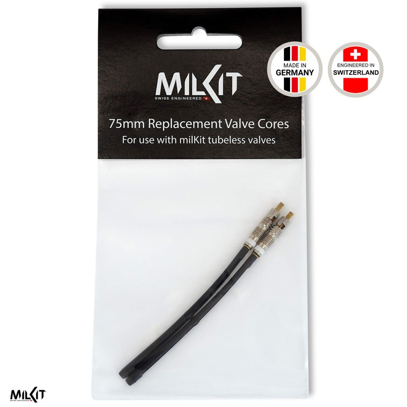 Milkit Presta Valve Core Removable - Pack of 2 (75mm)