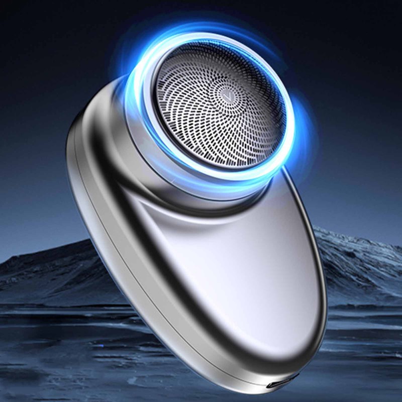 Portable Handheld Electric Groomer Pocket Size Rechargeable Washable Dual Head