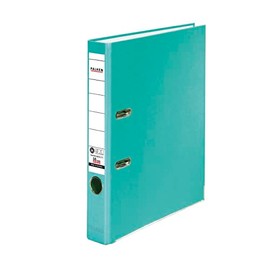 Original Falken Recycolor environmental folder Öko. Made in Germany. Coloured paper cover outside 5 cm narrow DIN A4 pastel colour turquoise ring binder file folder letter file office folder CO2-neutral Blue Angel