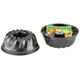 IBILI MOLDE SAVARIN Moka 12 CMS, Stainless Steel, schwarz, 12 x 12 x 5 cm