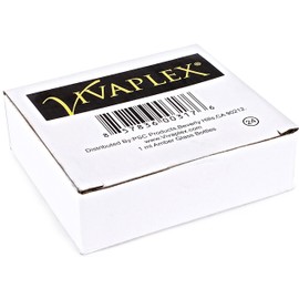 24, Amber, 1 ml (1/4 Dram) Glass Bottles, with Orifice Reducers and Black Caps