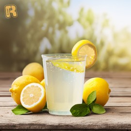 R-kay Plastic Cups, Heavy Duty 10 OZ Disposable cups, Plastic cocktail Glasses (50, Clear)