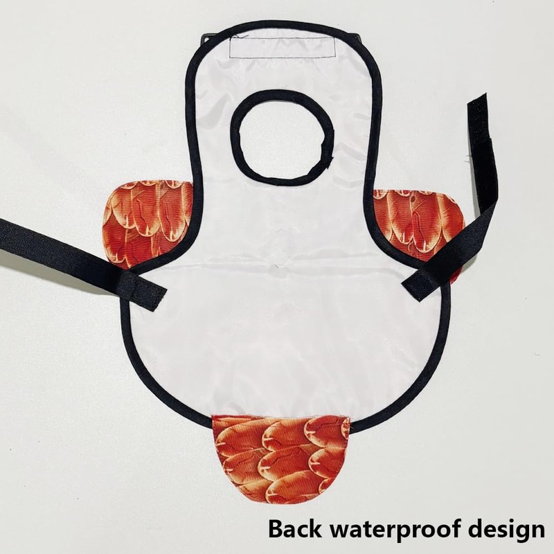La La Pet 2Pcs Chicken Saddles and Back Protector Double-Layer