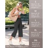 MIVEI Capri Pants for Women - Cropped Wide Leg Yoga