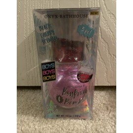 WOMEN OWNED, Onyx Brands, Inc. New Onyx Bathhouse For Adult Women Boyfriend Bath Bomb Pack Black Cherry Scented