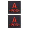 2 PCS AliPlus A+ POS Patches Blood Type Patches IR