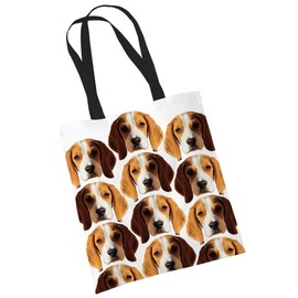Beagle Tote Bag Gifts for Dog Lovers Print Bags with Dogs on