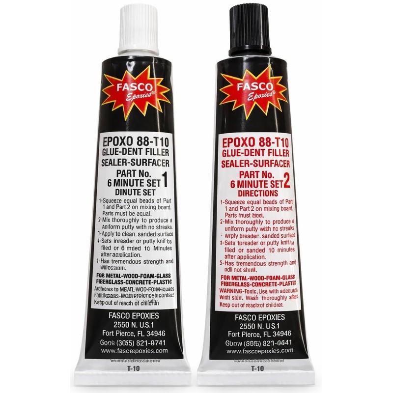 Fasco Epoxo-88 | 6min Set Epoxy Paste Clear Adhesive Glue