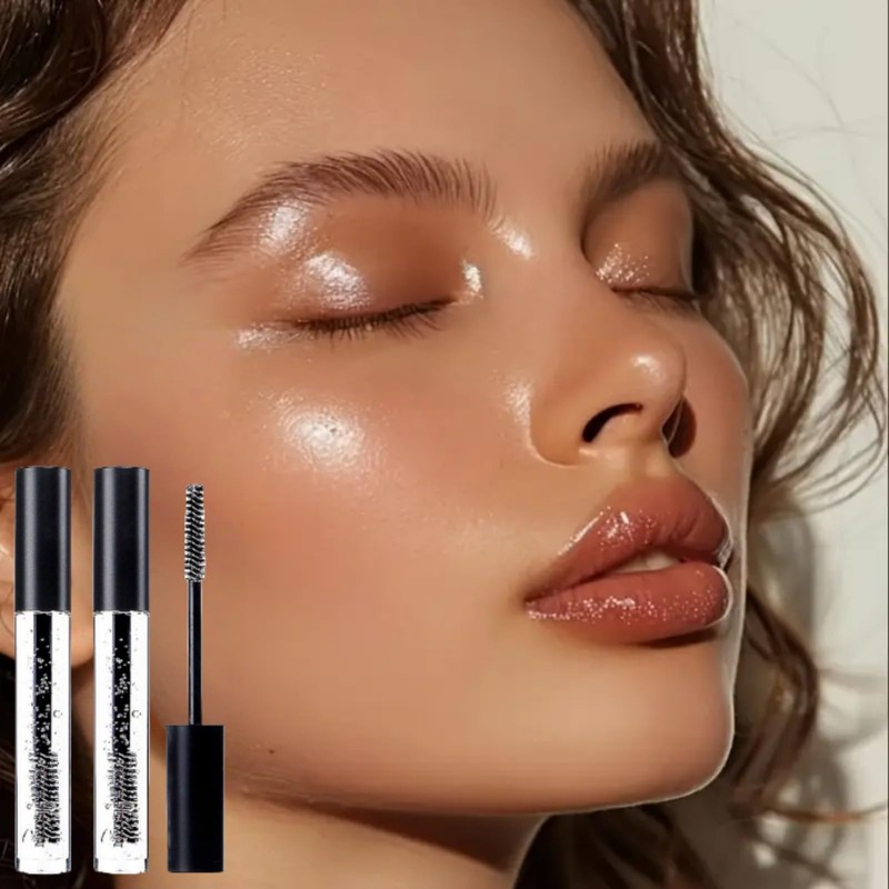 2PCS Eyebrow Gel,Waterproof Eyebrow Gel Clear,Long-Lasting Clear Brow Setting Glue,Cle/ar